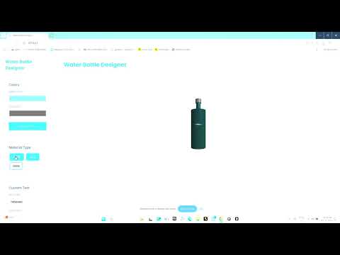 Water Bottle Designer by Chin Yu hen