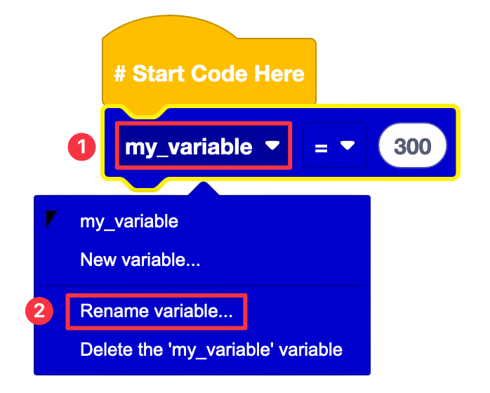 Variable Rename