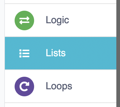 List Creation Block