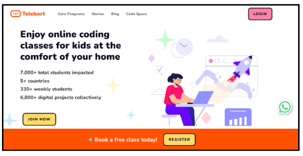 Telebort Website Example