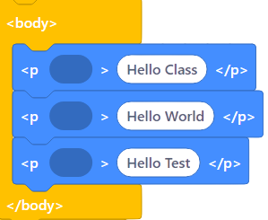 Block Display Code