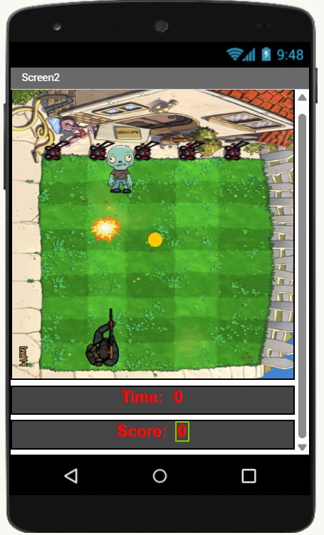Zombie Shooter Screen 2